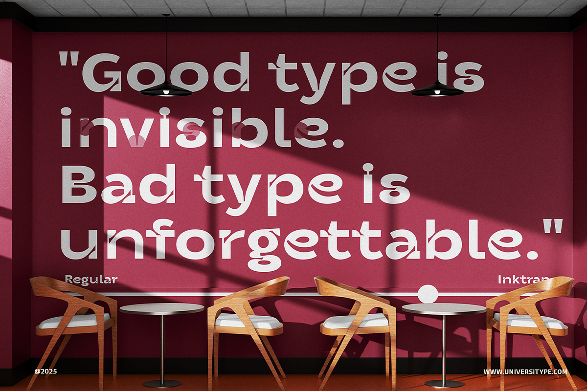 UT Wismenta - Extreme Inktrap Sans, a Sans Serif Font by Universitype (Photo 14 of 15)