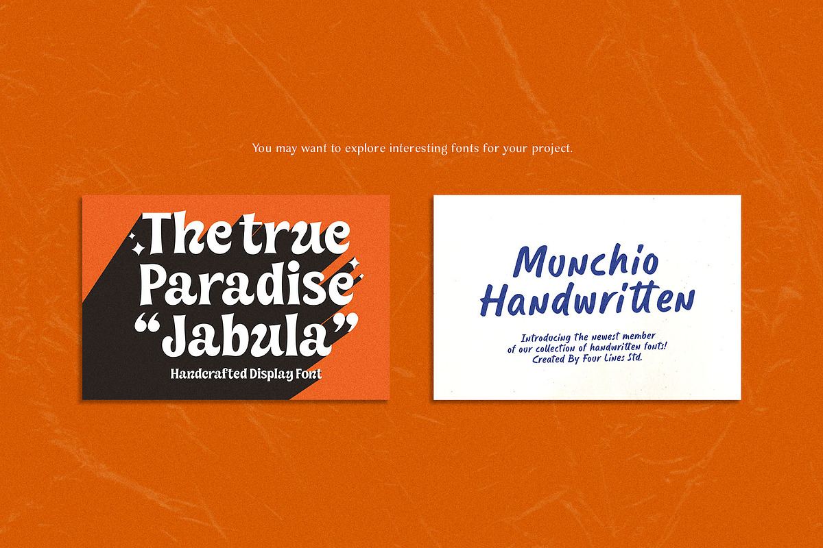 Indian Dunes – Modern Casual Script, a Handwritten Font by Four Lines Std. (Photo 10 of 10)