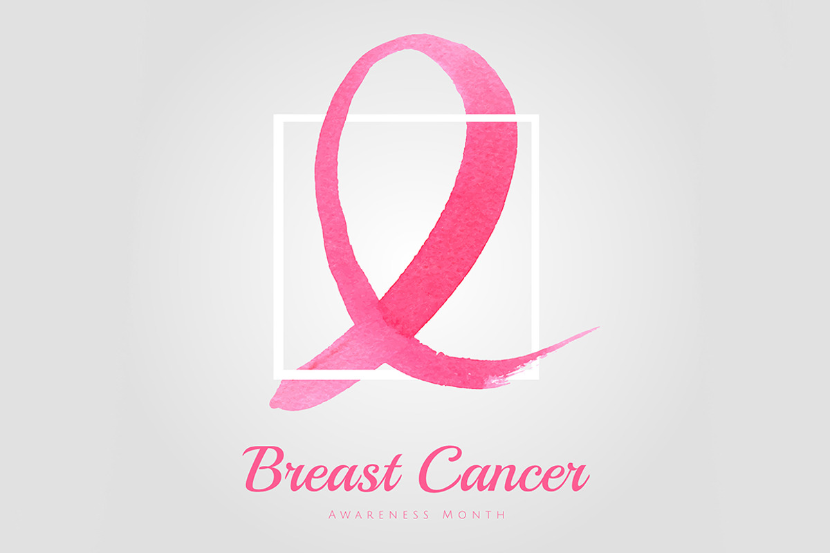 Pink ribbon, breast cancer awareness, a Decorative Illustration by Nikelser