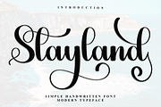 Stayland, a Handwritten Font by InermediaSTUDIO (Thumbnail 1 of 7)