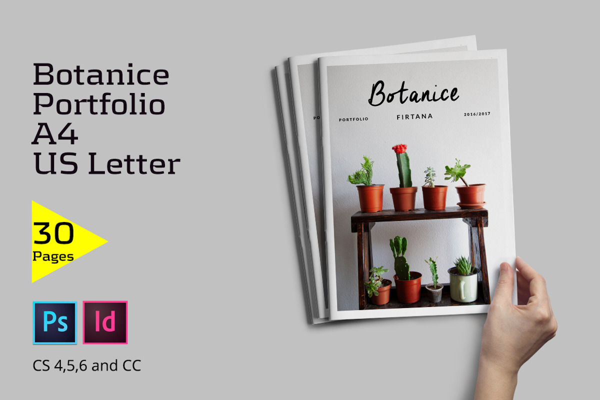 Botanice Portfolio, a Brochure Template by Firtana (Photo 1 of 14)