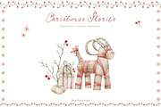 Christmas Stories Watercolor Animals, a Seasonal Illustration by Kreker Kate (Thumbnail 12 of 12)