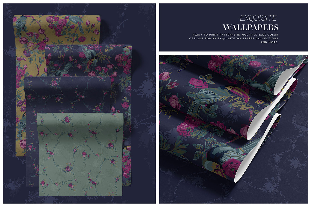 Rosa Selvaggia, Floral prints & more, a Pattern Graphic by TSTUDIO (Photo 14 of 21)