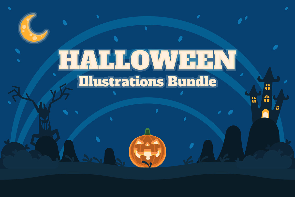 Halloween Illustrations Bundle, an Illustration by DailyYouth (Photo 1 of 6)