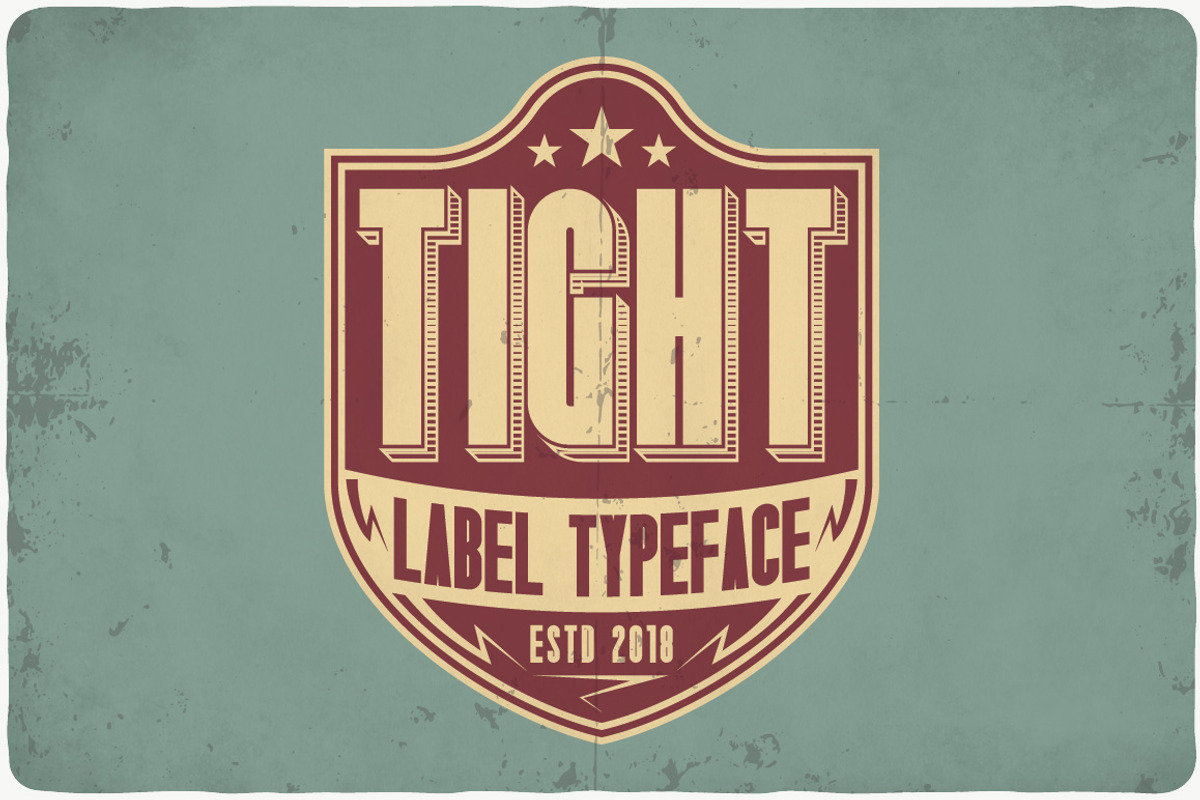 Tight typeface preview 3