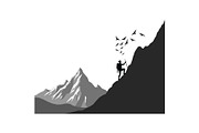 Mountain Adventure Silhouette Bundle, an Object Graphic by Gfx_Store (Thumbnail 3 of 16)