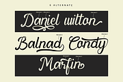 Watten, a Script Font by Muksal Creative (Thumbnail 5 of 7)