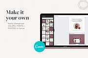 Melanie IG Squares Canva Templates, a Social Media Template by The Canva Template Shop (Thumbnail 2 of 5)