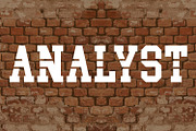 ANALYST, a Serif Font by da_only_aan (Thumbnail 2 of 6)