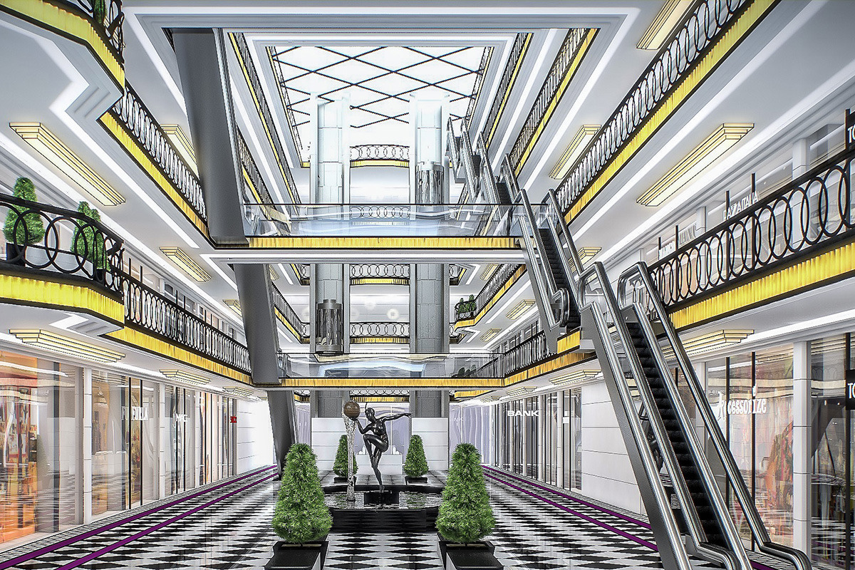 Shopping Mall interior, an Architecture 3D Model by 3DNUTS (Photo 1 of 15)