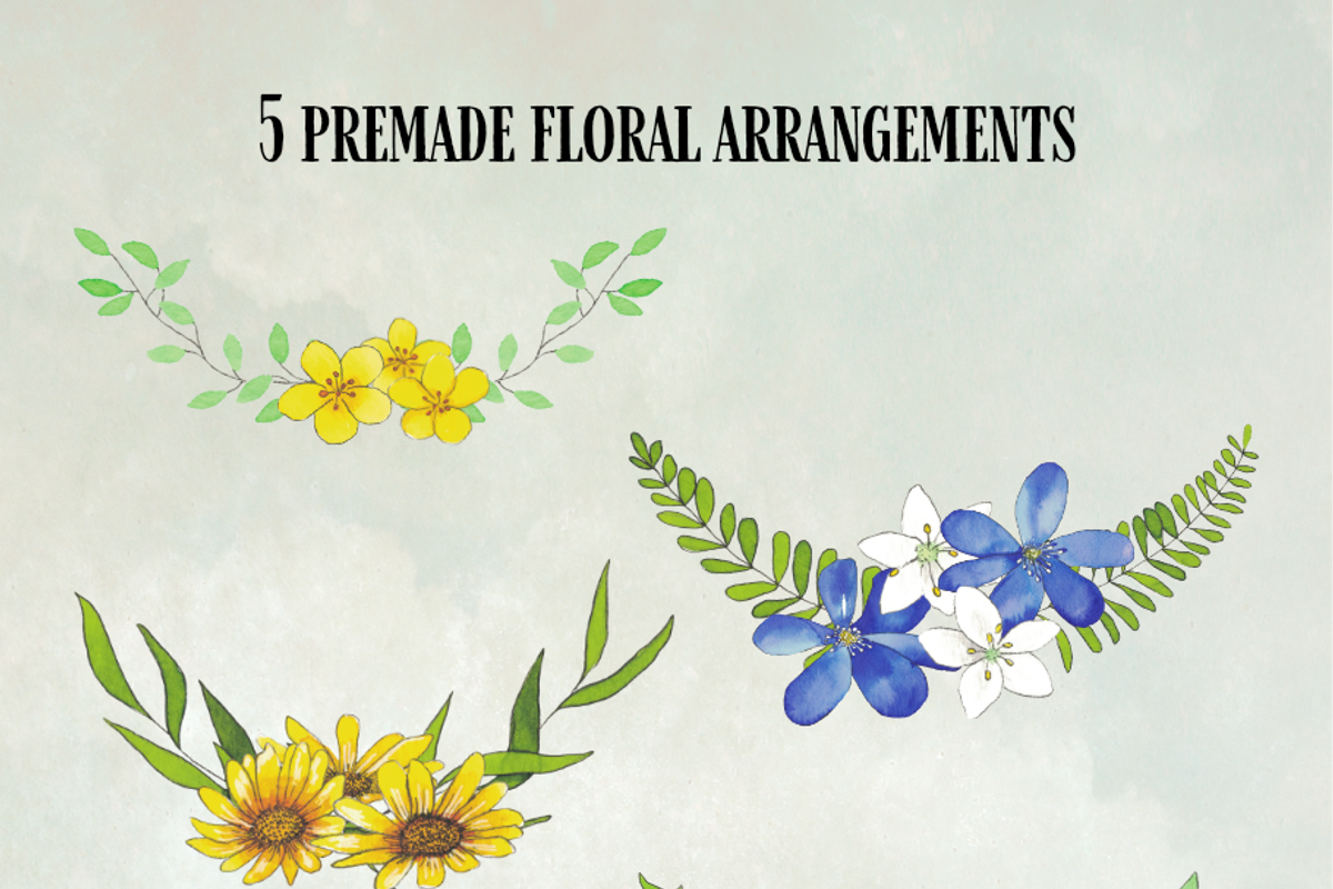 Watercolor Wildflower Collection, an Illustration by Littlefield Design (Photo 6 of 9)