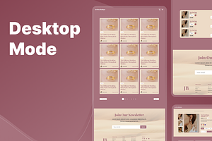 Jewellery Store Web UI Design
