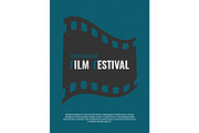 Vintage Film Festival Poster, a Decorative Illustration by PsychocheArt (Thumbnail 1 of 3)