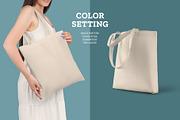 12 Shopping Tote Bag Mockups, a Product Mockup by Grow Design Craft Studio (Thumbnail 4 of 10)