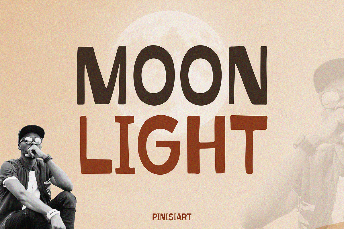 MOONLIGHT, a Font by Pinisi ART (Photo 7 of 11)