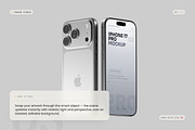 iPhone 17 Pro Mockup, an iPhone Mockup by Toasin Studio (Thumbnail 3 of 7)