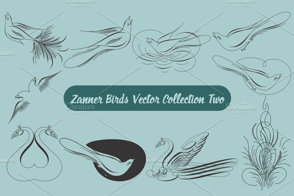 Zanner Birds Vector Collection Two