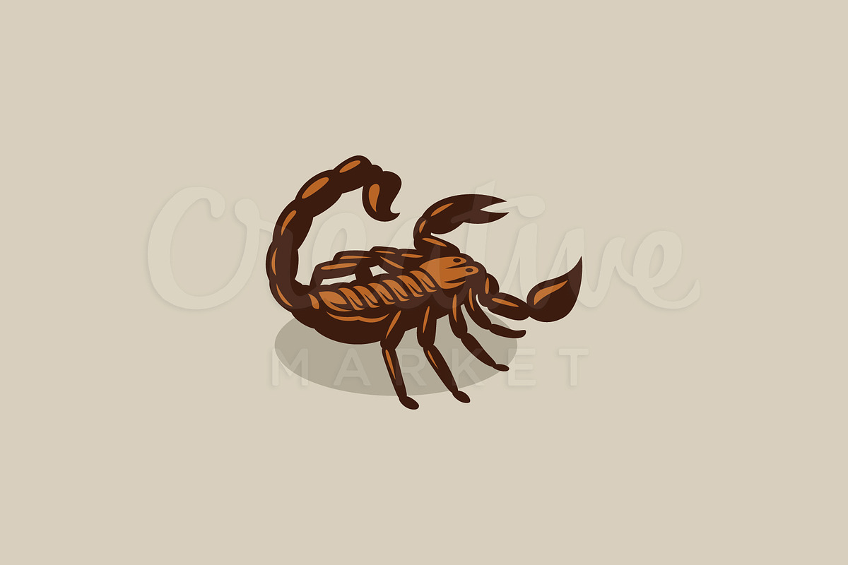 Scorpion Logo, a Branding & Logo Template by nospacestore