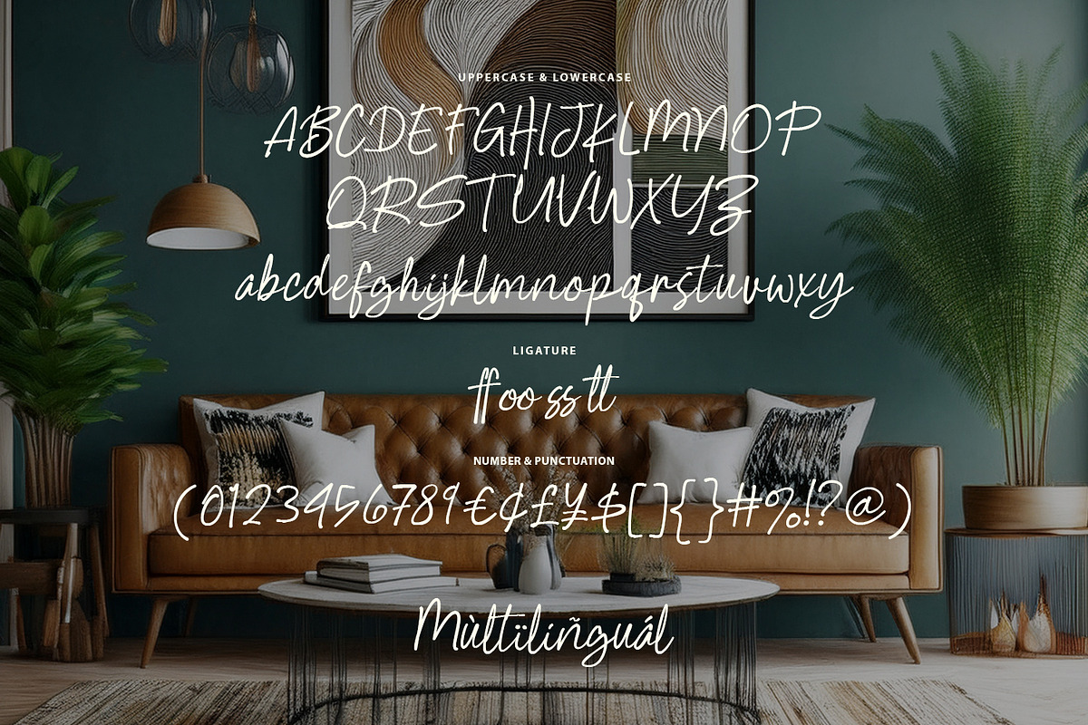 Jakieshen Modern Cursive Script Font, a Script Font by Maulana Creative (Photo 6 of 7)