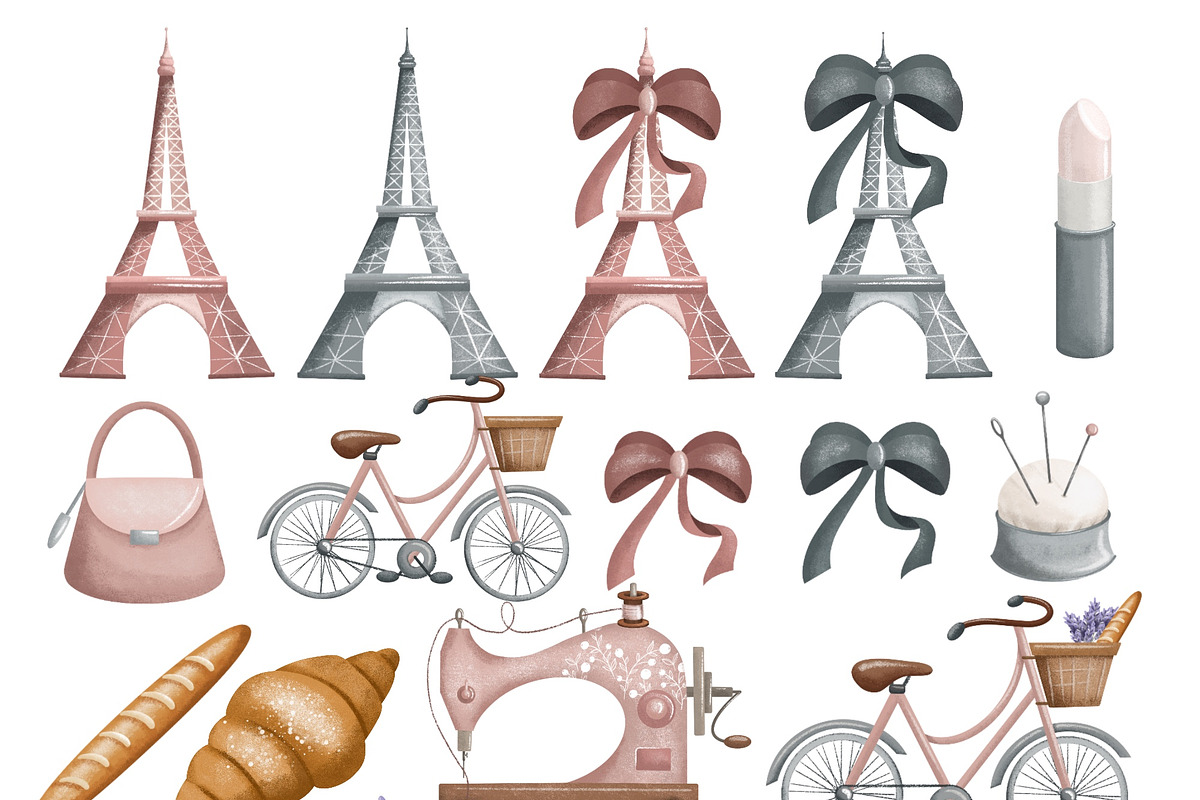 Vintage Paris-Baby collection, a Decorative Illustration by Linerisyart (Photo 16 of 18)