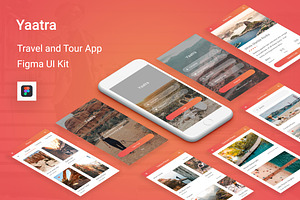 Yaatra - Travel & Tour Figma App