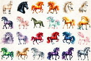 Horse Clipart Bundle, an Illustration by Libby Wishes (Thumbnail 2 of 5)