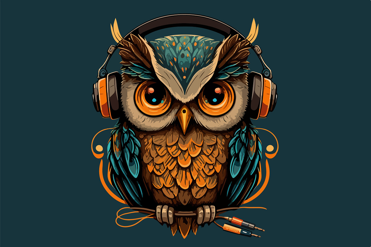 62 t-shirt designs. Big musical bund, an Animal Illustration by Fractal fonts & graphics (Photo 54 of 63)