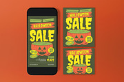 Halloween Sale Flyer, a Flyer Template by graphicook (Thumbnail 3 of 3)