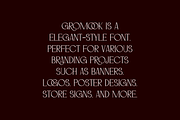 Gromook - Elegant Modern Font, a Serif Font by Iqsiart Studio (Thumbnail 5 of 8)