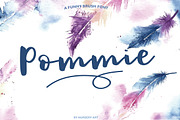 Pommie, a Script Font by Artstudio (Thumbnail 1 of 12)