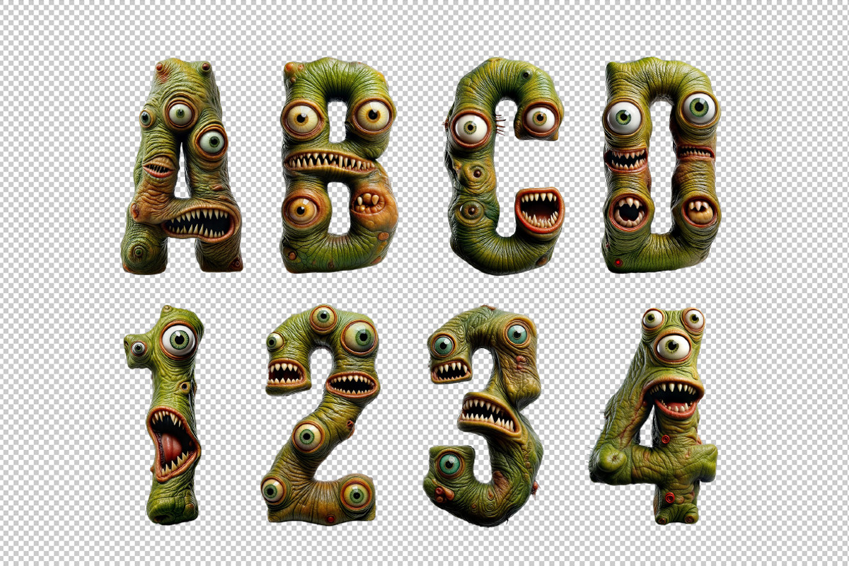 Ugly Monster Font, a Sans Serif Font by Handmadefont (Photo 10 of 10)