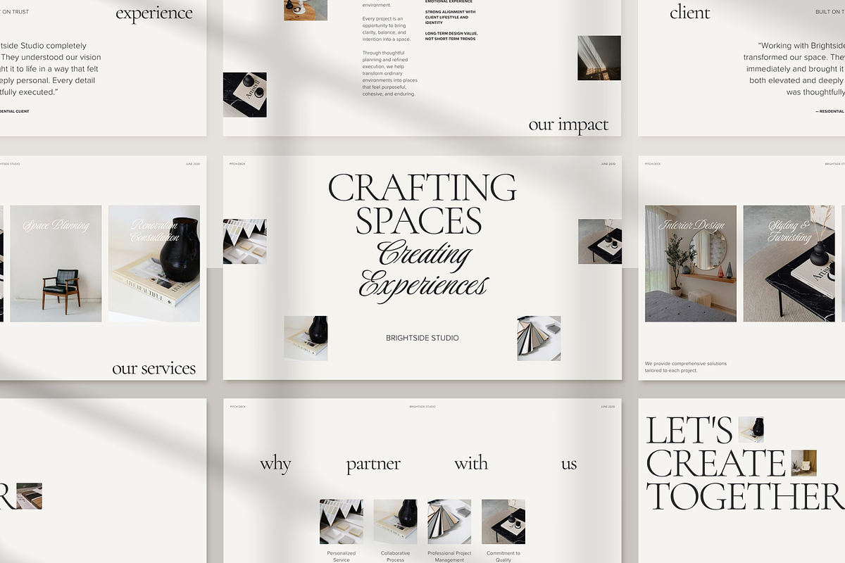 Neutral Elegant Presentation, a Presentation Template by Creatif Foundry (Photo 1 of 7)