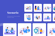 Healthcare Illustration Bundle, a Templates & Theme by Graphicdunk (Thumbnail 3 of 6)