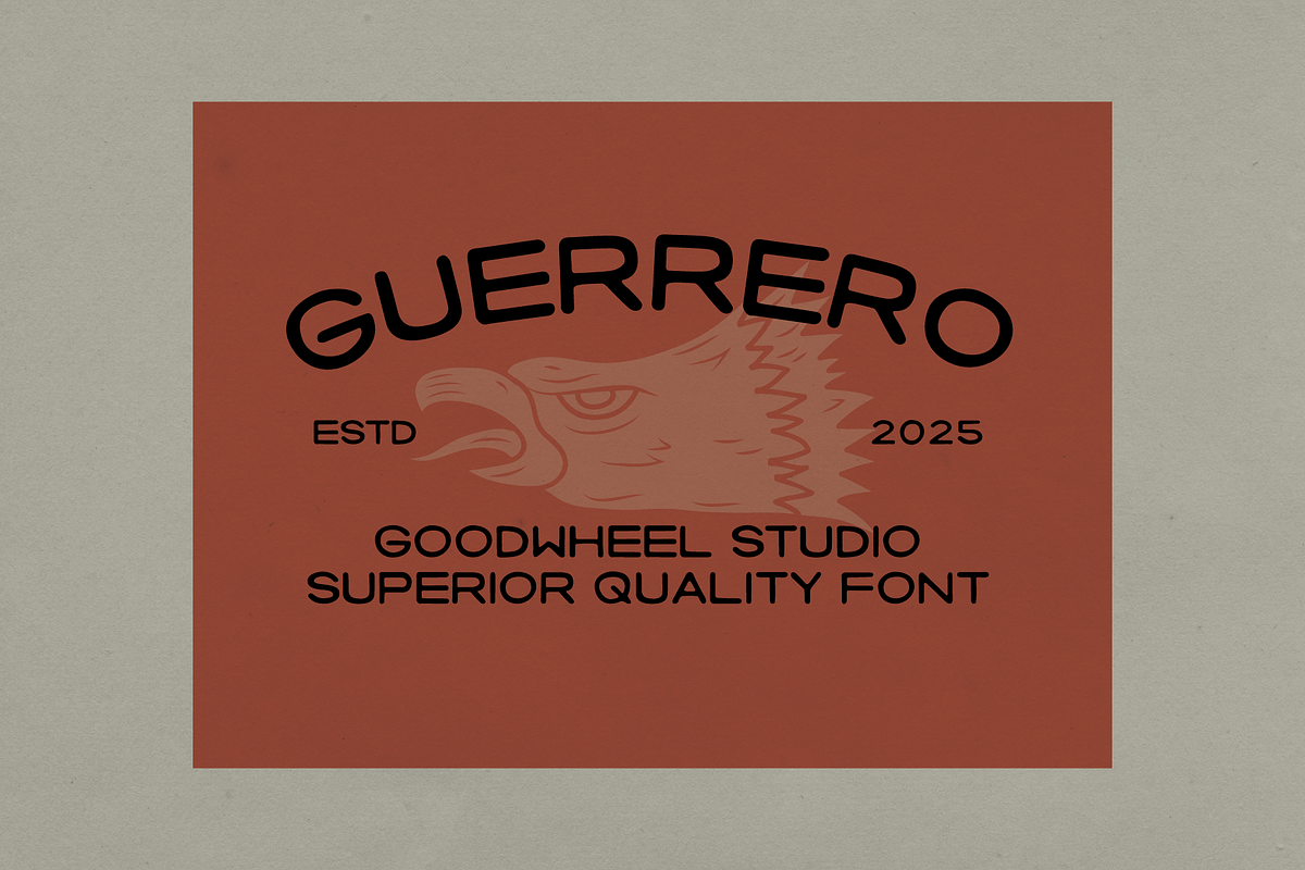 GW Guerrero, a Sans Serif Font by Goodwheel Studio (Photo 8 of 11)