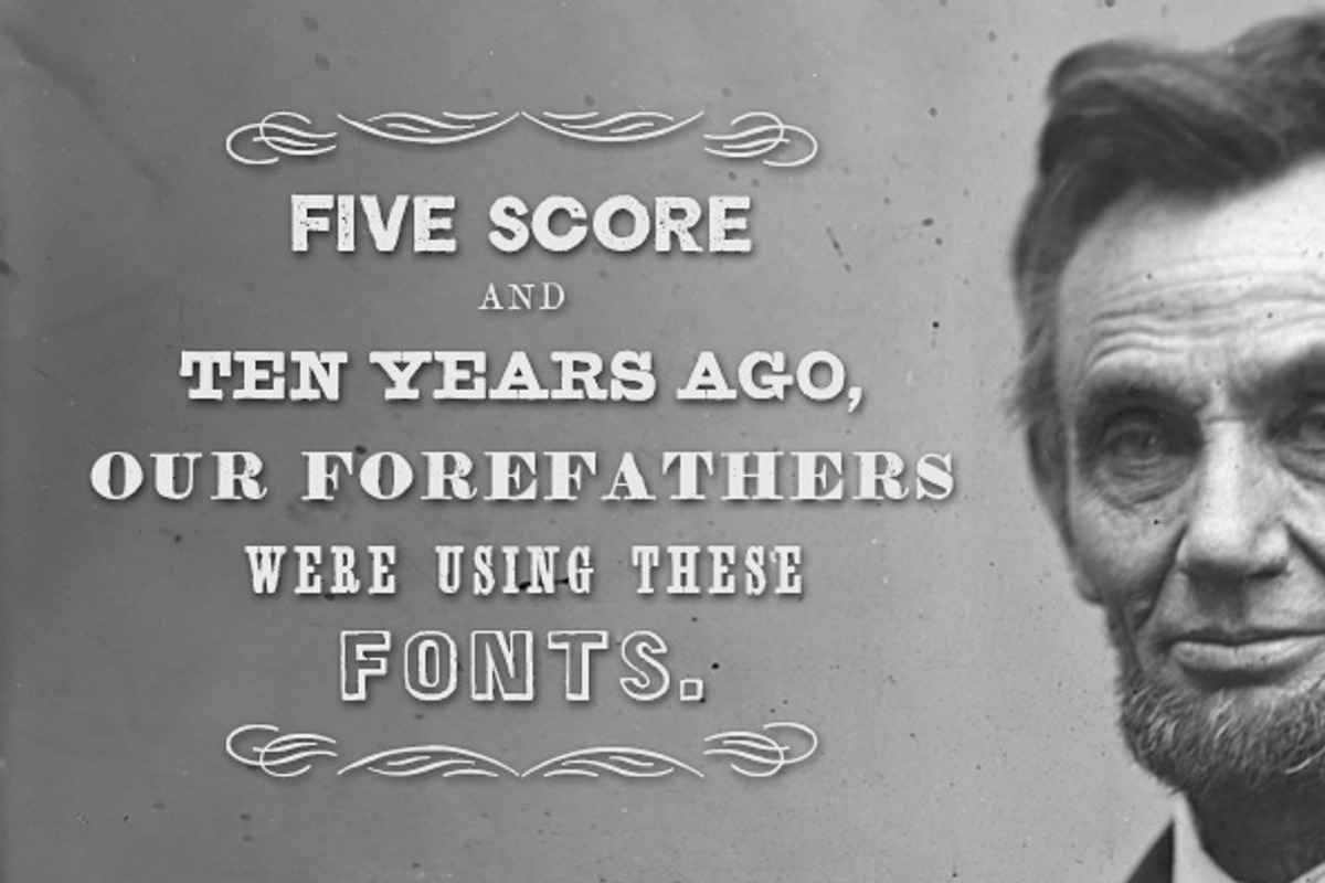 60 Fonts from the Civil War Era preview 4