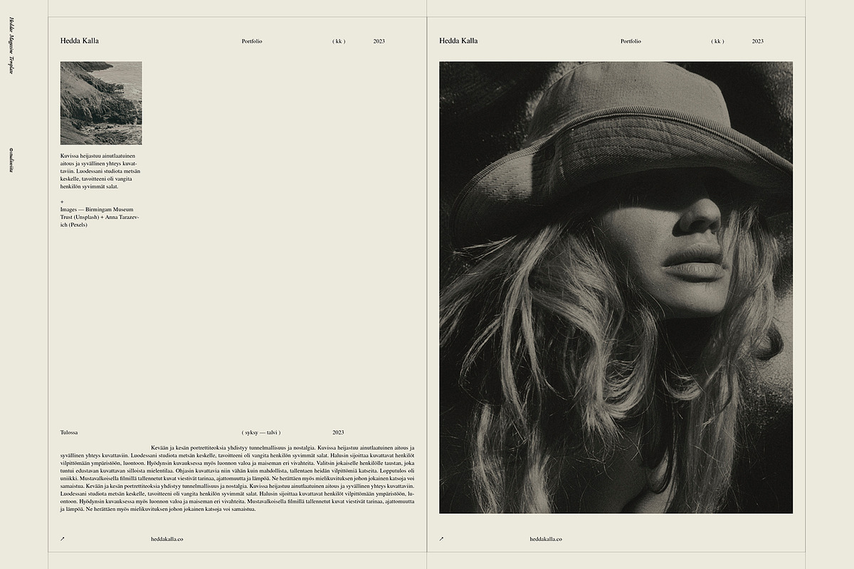 Magazine Lookbook Template InDesign, a Magazine Template by Studio Viita (Photo 2 of 10)