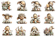 Whimsical Easter Farm Clipart, an Illustration by Dream Creation (Thumbnail 3 of 5)