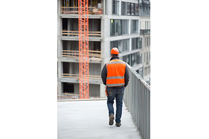 Construction worker in safety gear, an Industrial Photo by Lermont51