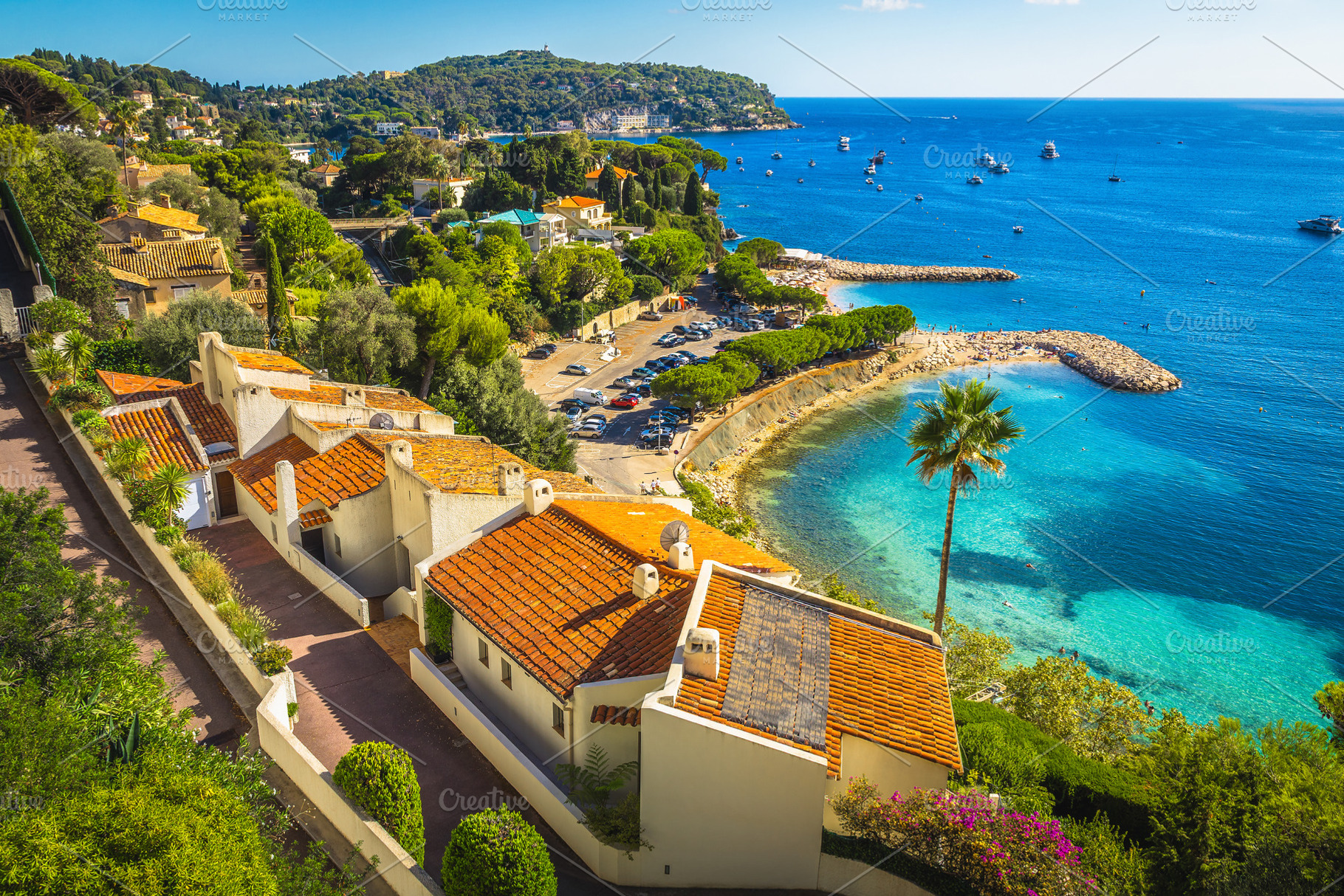 Villefranche sur Mer resort, France, an Architecture Photo by Alpine Dreams