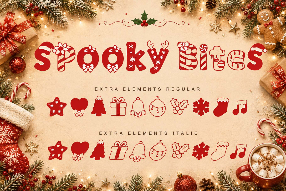 Jingle Wish, a Blackletter Font by Yoga Letter (Photo 11 of 11)