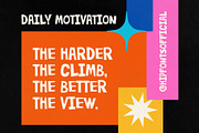 Creative Torque - Handmade Sans, a Sans Serif Font by HipFonts (Thumbnail 6 of 12)