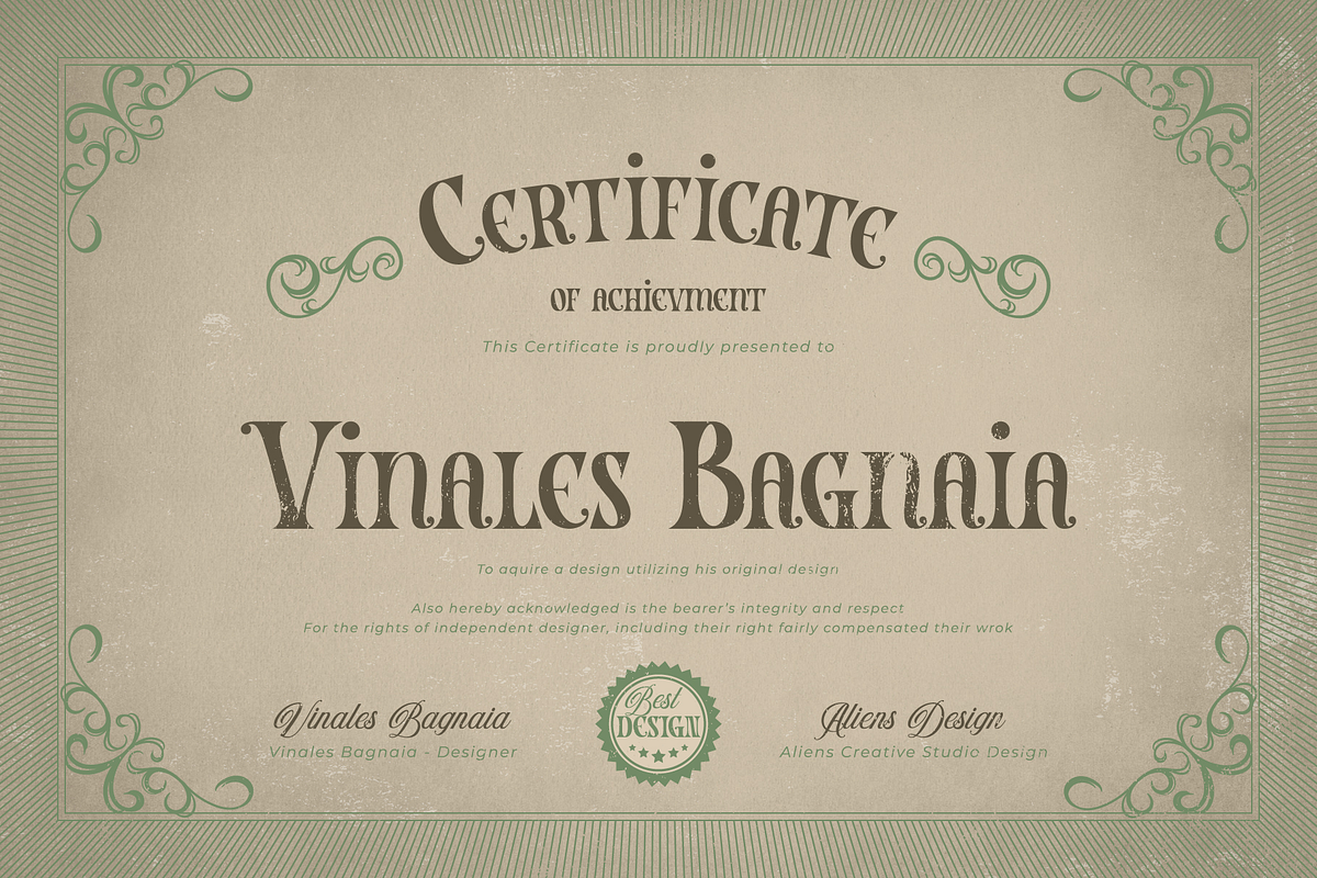 Corte Muerta, a Serif Font by ilhamtaro (Photo 4 of 10)