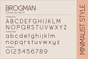 Brogman - Fashionable Sans Serif, a Font by Masyafi Studio (Thumbnail 2 of 8)