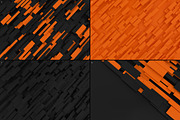 3D Geometric-Orange And Black, a Background Graphic by BIBIART (Thumbnail 8 of 10)