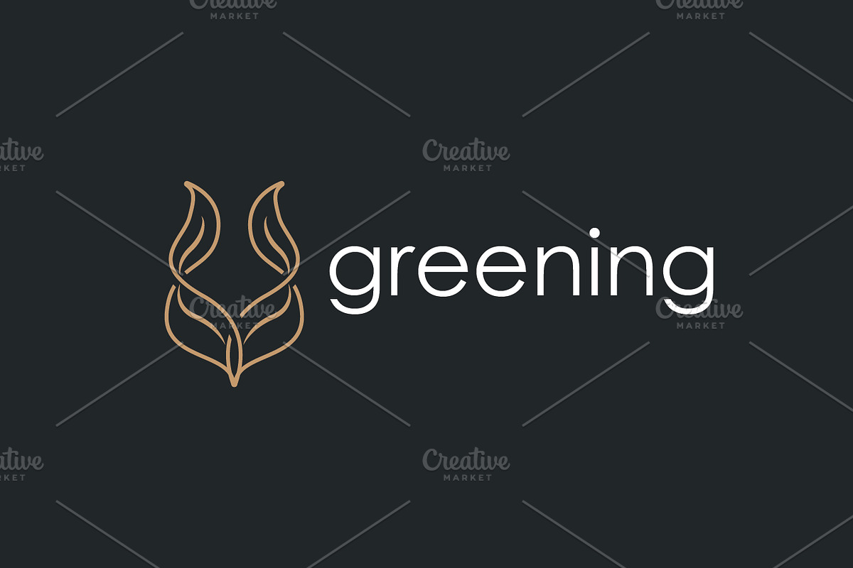 Minimalist Green Leaf Symbol, a Branding & Logo Template by Maylianaw28 (Photo 3 of 3)