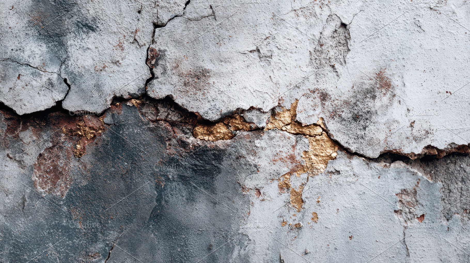 Cracked wall revealing layers, a Photo by Pavel_design