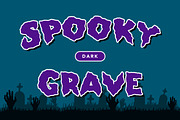 Side Of Monster, a Blackletter Font by HATFSTUDIO (Thumbnail 2 of 8)
