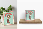 Vintage Christmas cards, a Card Template by Tabiti (Thumbnail 4 of 9)