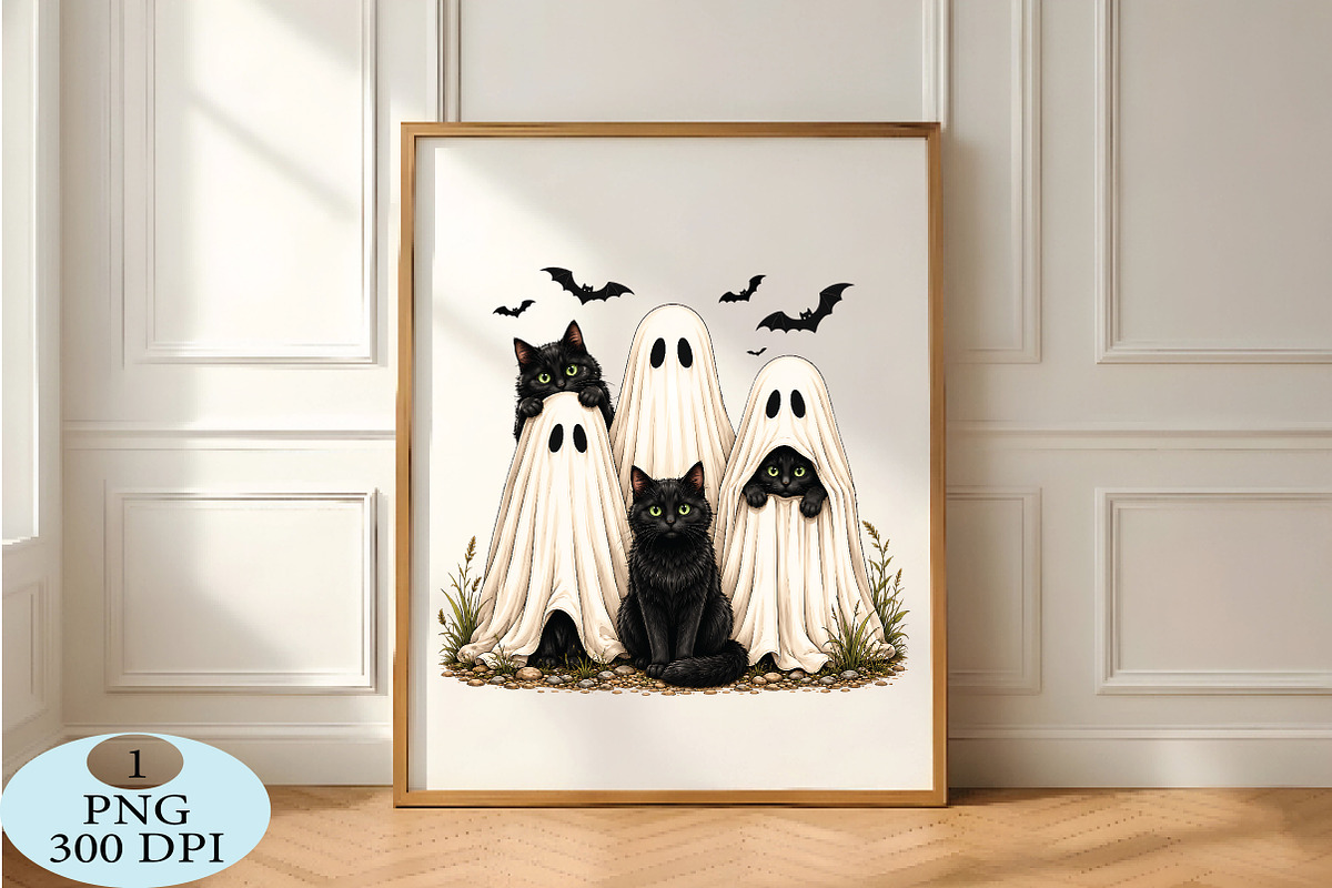 Cowgirl Ghost BOO Western PNG, a Seasonal Illustration by Daily.Designs (Photo 5 of 5)