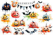Halloween Illustrations clipart, an Object Graphic by Evgeniia (Thumbnail 5 of 15)